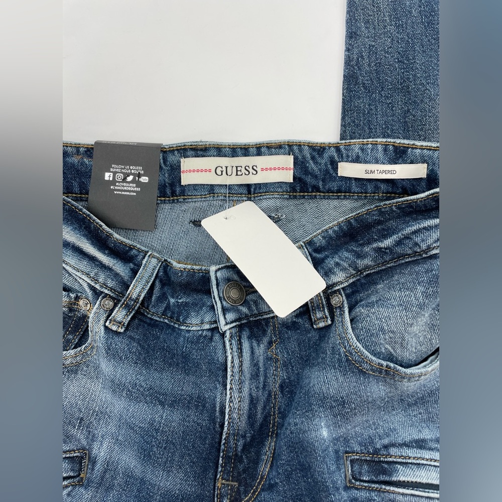 Guess Reclaimed Vintage Denim Mens Jeans - Picture 3 of 6